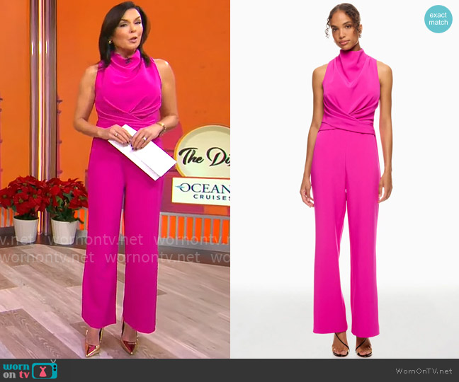 Et Ochs Sienna Jumpsuit worn by Meg Oliver on CBS Mornings