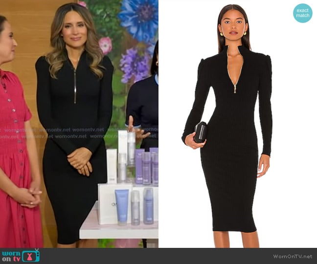 Generation Love Oris Zipper Dress worn by Rhiannon Ally on Good Morning America