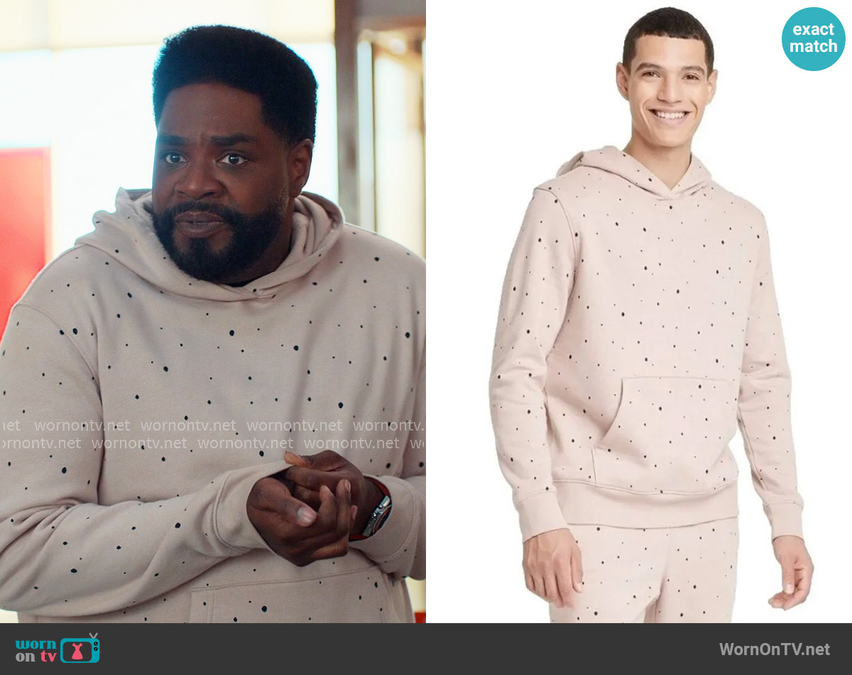Goodfellow & Co Hooded Sweatshirt worn by Howard (Ron Funches) on Loot