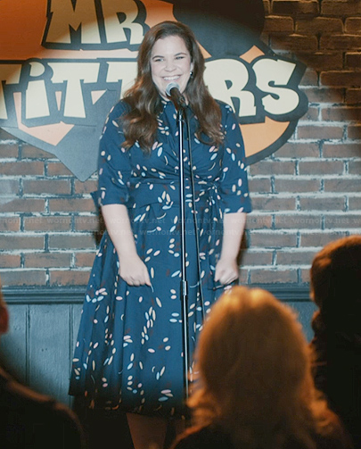 Grace’s printed shirtdress on Elsbeth