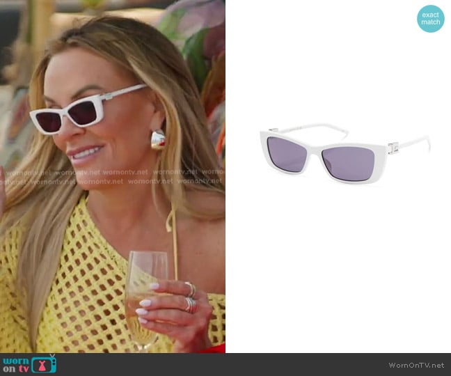 Gucci GG1681S Sunglasses worn by Heather Gay on The Real Housewives of Salt Lake City