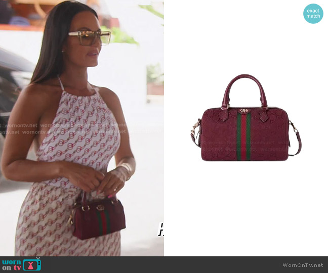Gucci Ophidia Small Top Handle Bag worn by Lisa Barlow on The Real Housewives of Salt Lake City