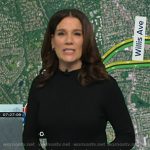 Heather’s striped skirt knit dress on Good Morning America