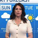 Maria’s ivory ribbed knit dress on Today