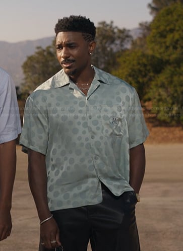Jazz’s polka dot print shirt on Bel-Air