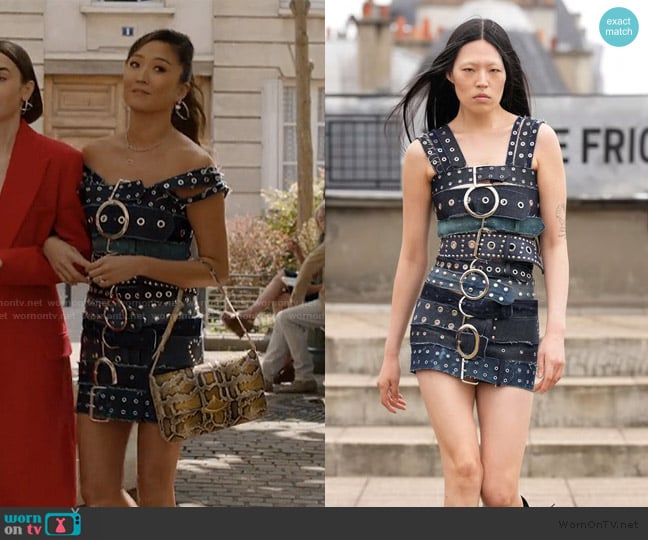 Jeanne Friot 2025 Summer Collection worn by Mindy Chen (Ashley Park) on Emily in Paris