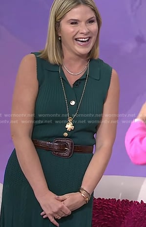 Jenna’s brown leather belt on Today
