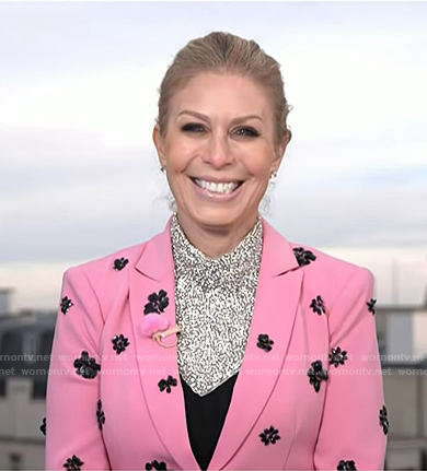 Jill’s pink floral blazer on Today