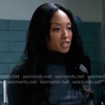 Jordan’s grey turtleneck top on General Hospital
