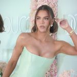 Khloe’s green corset top on The Kardashians