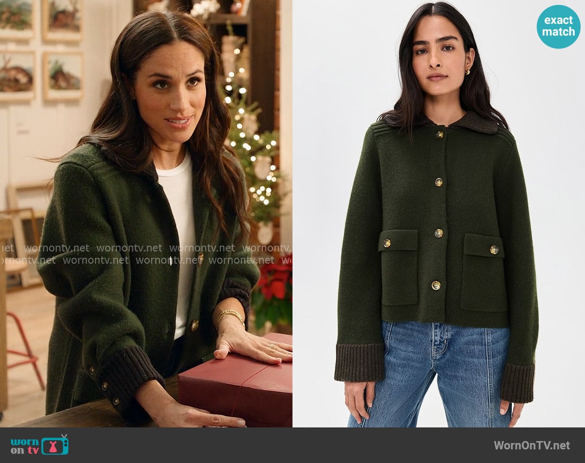 La Ligne Mini Theodore Jacket worn by Meghan Markle on With Love Meghan