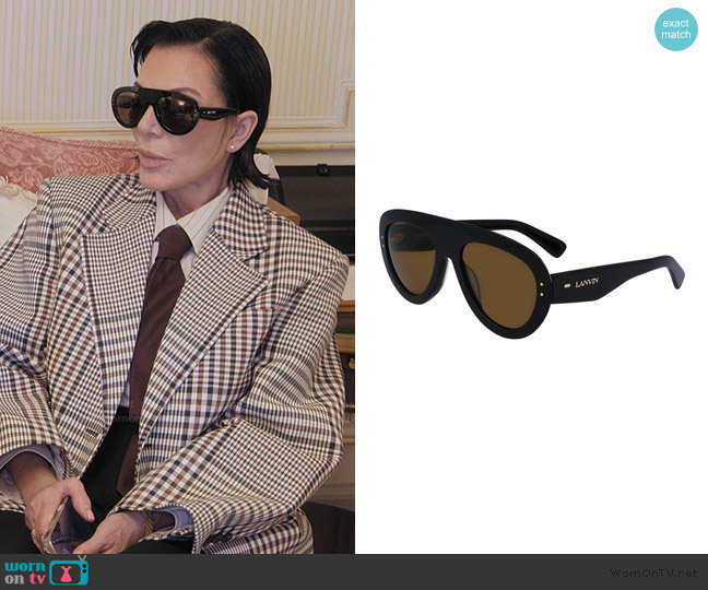 Lanvin LNV666S 001 worn by Kris Jenner (Kris Jenner) on The Kardashians