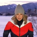 Lara’s colorblock ski suit on Good Morning America