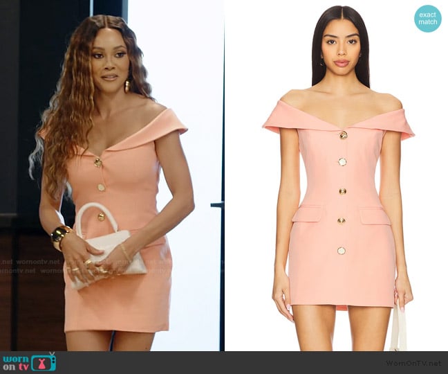 Line & Dot Kasia Dress worn by Ashley Darby on The Real Housewives of Potomac
