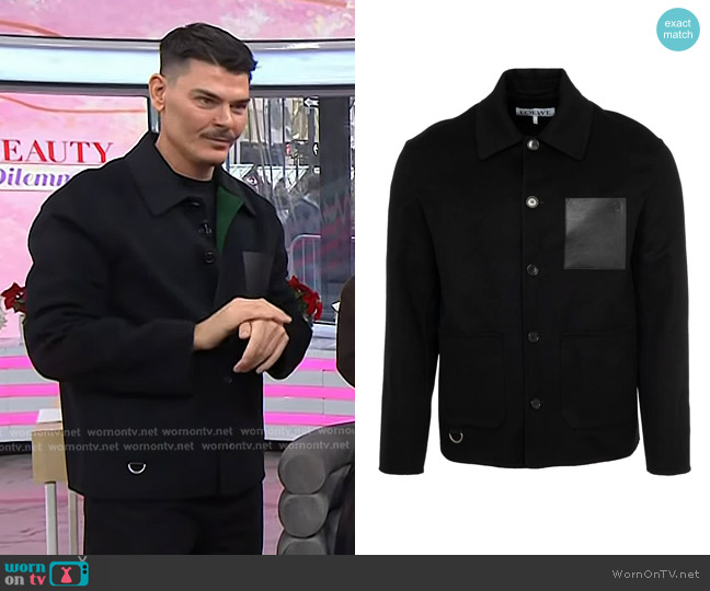 Loewe Workwear Jacket worn by Mario Dedivanovic on Today