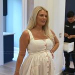 Madison’s white floral embroidered dress on Southern Charm