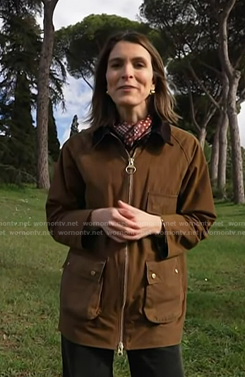 Molly’s brown jacket on Today