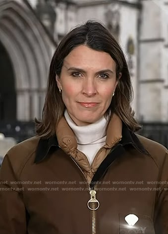 Molly’s brown jacket on Today