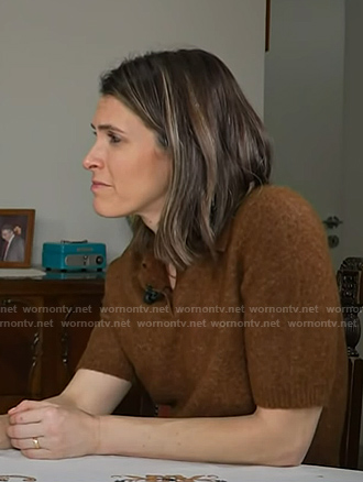 Molly’s brown polo sweater on Today