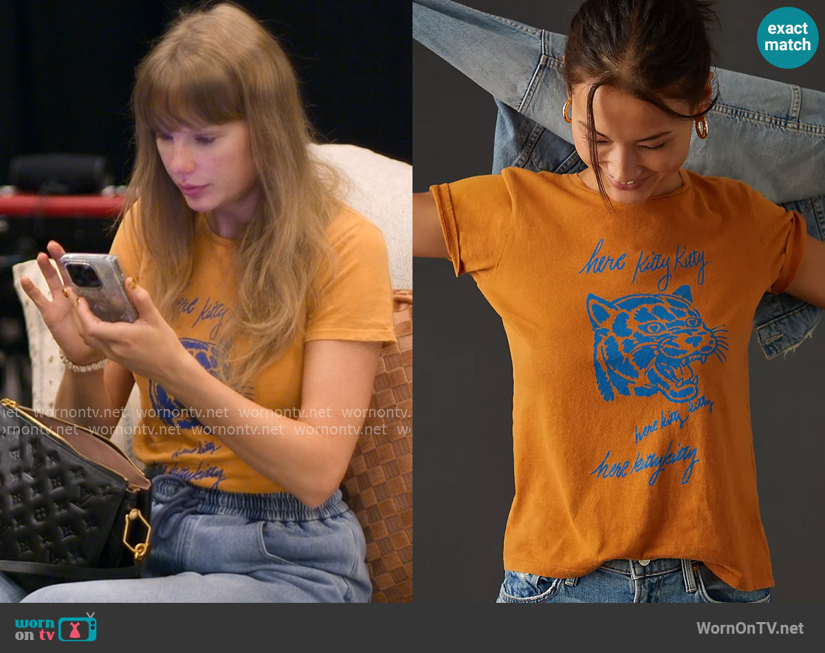 Mother The Itty Bitty Goodie Goodie Tee worn by Taylor Swift on The End of an Era
