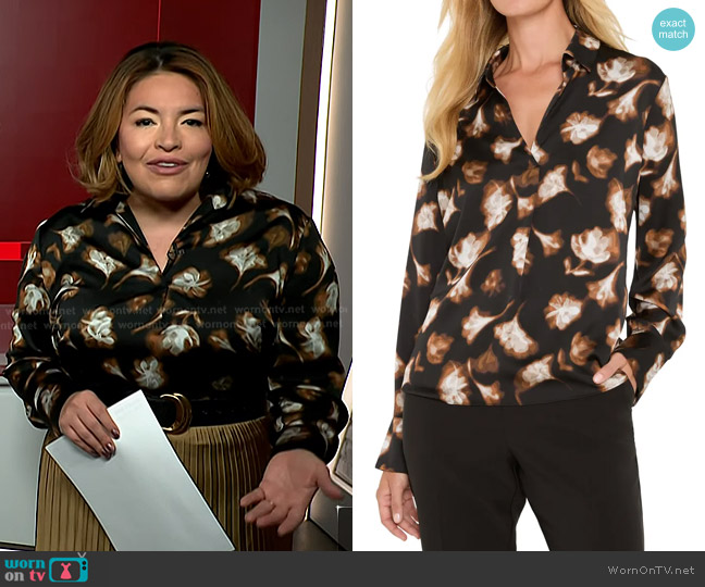 Nic + Zoe Easy Popover Top worn by Gilma Avalos on NBC News Daily