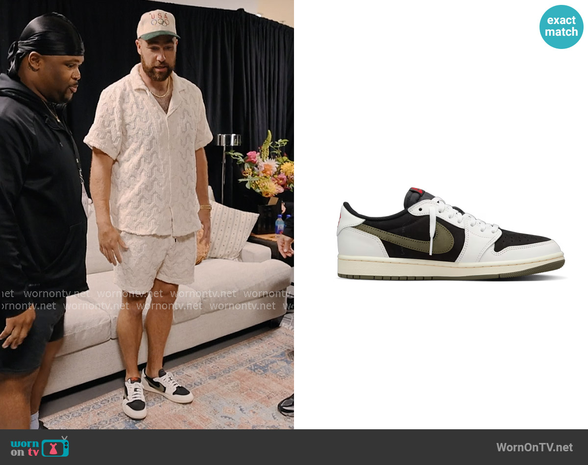 Nike Travis Scott x Air Jordan 1 Retro Low OG worn by  on The End of an Era