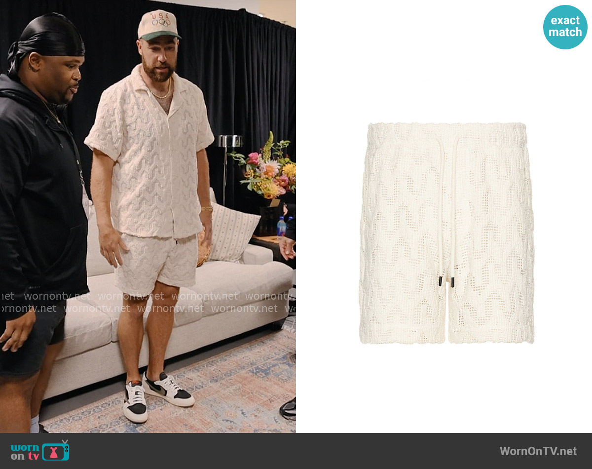 OAS Atlas Crochet Short worn by  on The End of an Era