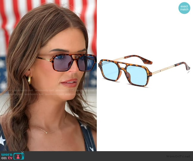 Palarado Store Trendy Retro Sunglasses worn by Salley Carson on Southern Charm