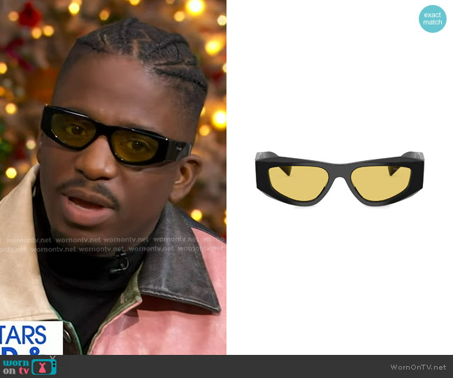 Prada Rectangular Sunglasses worn by Samuel Arnold on Good Morning America