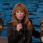 Reba’s black fringe blazer on The Voice