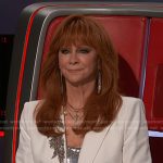 Reba’s bead embellished blazer on The Voice