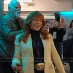 Reba’s light beige blazer on Today