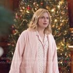 Sam’s pink plush robe on Ghosts