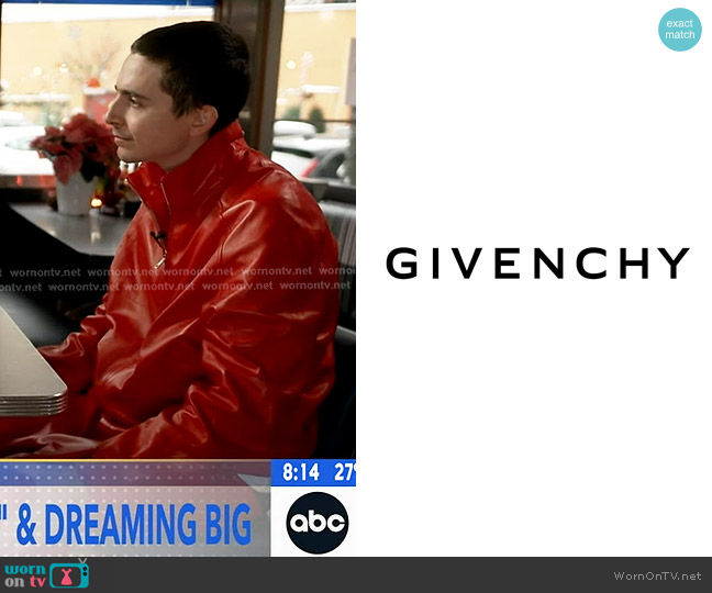 Sarah Burton for Givenchy custome made worn by Timothée Chalamet on Good Morning America