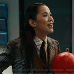 Sarah’s plaid blazer on Matlock