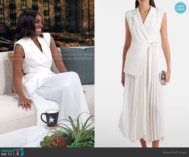 Simkhai Helena Blazer Dress worn by Frances Turner on Access Hollywood