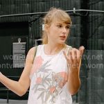 Taylor Swift’s rose graphic tank top on The End of an Era