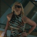 Tiff’s tie dye sleeveless dress on Elsbeth