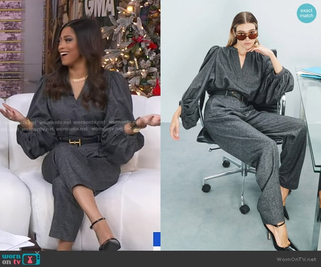Vanessa Bruno Bell Blouse worn by Morgan Norwood on Good Morning America