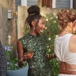 Venita’s green sequin dress on Southern Charm