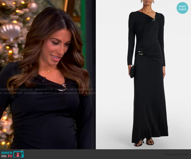 Veronica Beard Viela Long-Sleeve Jersey Maxi Dress worn by Alyssa Farah Griffin on The View