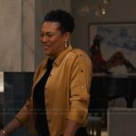 Aunty Vy’s beige sleeve button blouse on Bel-Air