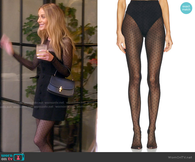 WARDROBE.NYC Polka Dot Tights worn by Dorit Kemsley on The Real Housewives of Beverly Hills