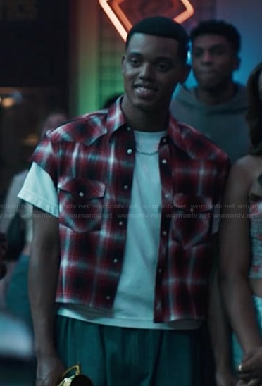 Will’s red plaid shirt on Bel-Air