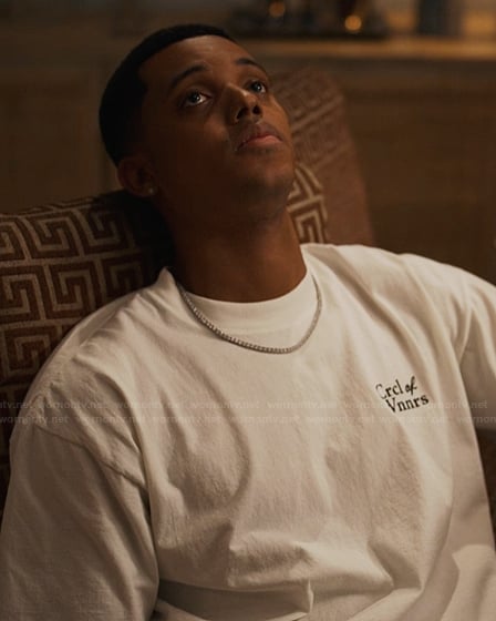 Will’s white tee on Bel-Air