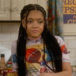 Aaliyah’s cycling jersey top on The Upshaws