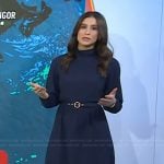 Angie Lassman’s blue belted dress on Today