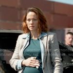 Angie’s grey plaid blazer on Will Trent