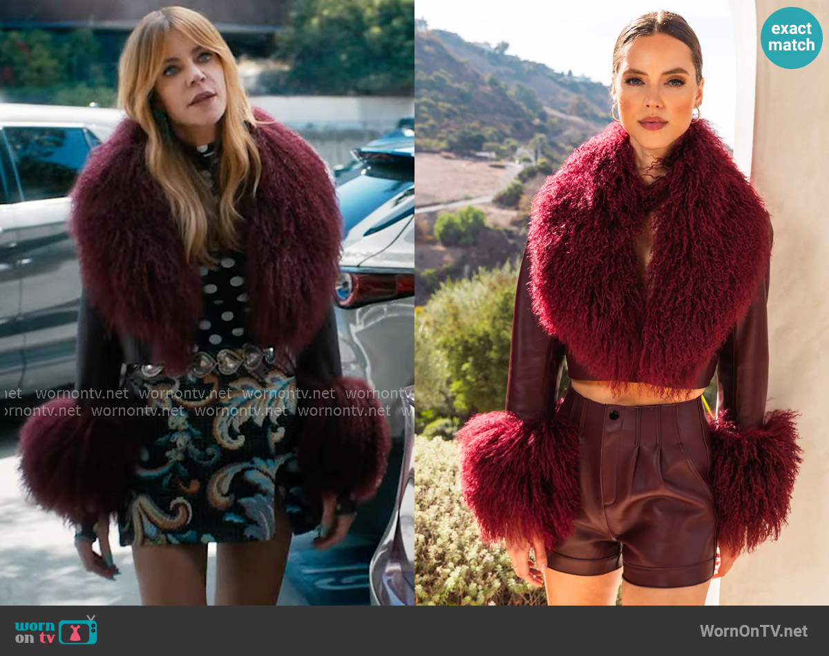 Anna Sui Jaquard Mini Skirt worn by Morgan Gillory (Kaitlin Olson) on High Potential