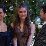 Ari’s floral lace dress on Days of our Lives